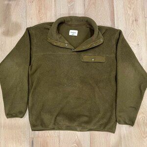 Men's Fleece Quarter-Button Sweater